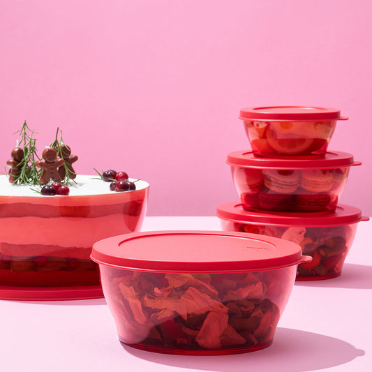 크리스탈 보울 2.4L 레드