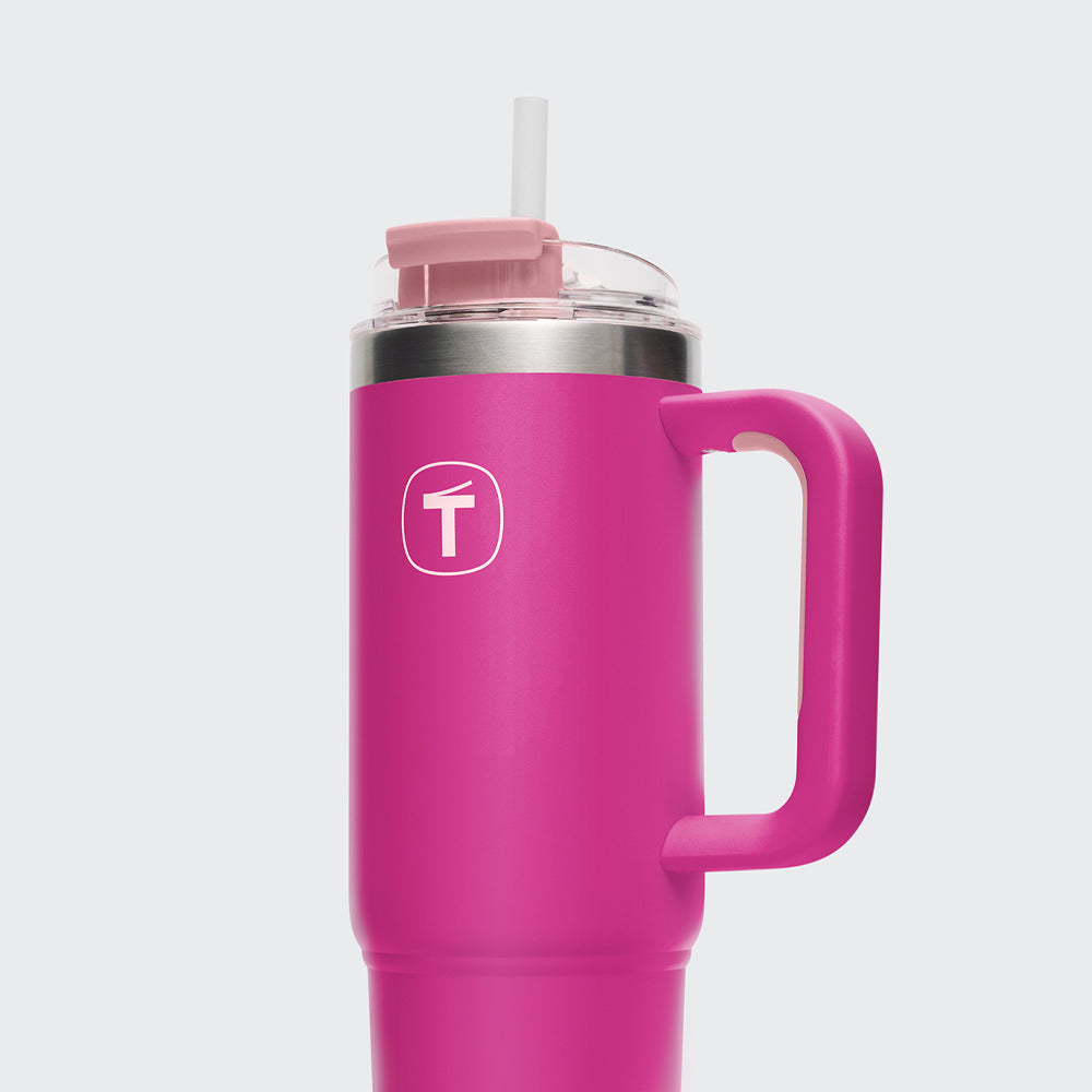 빅티 텀블러 핑크 1.1L (추가증정) 스트로우 브러쉬