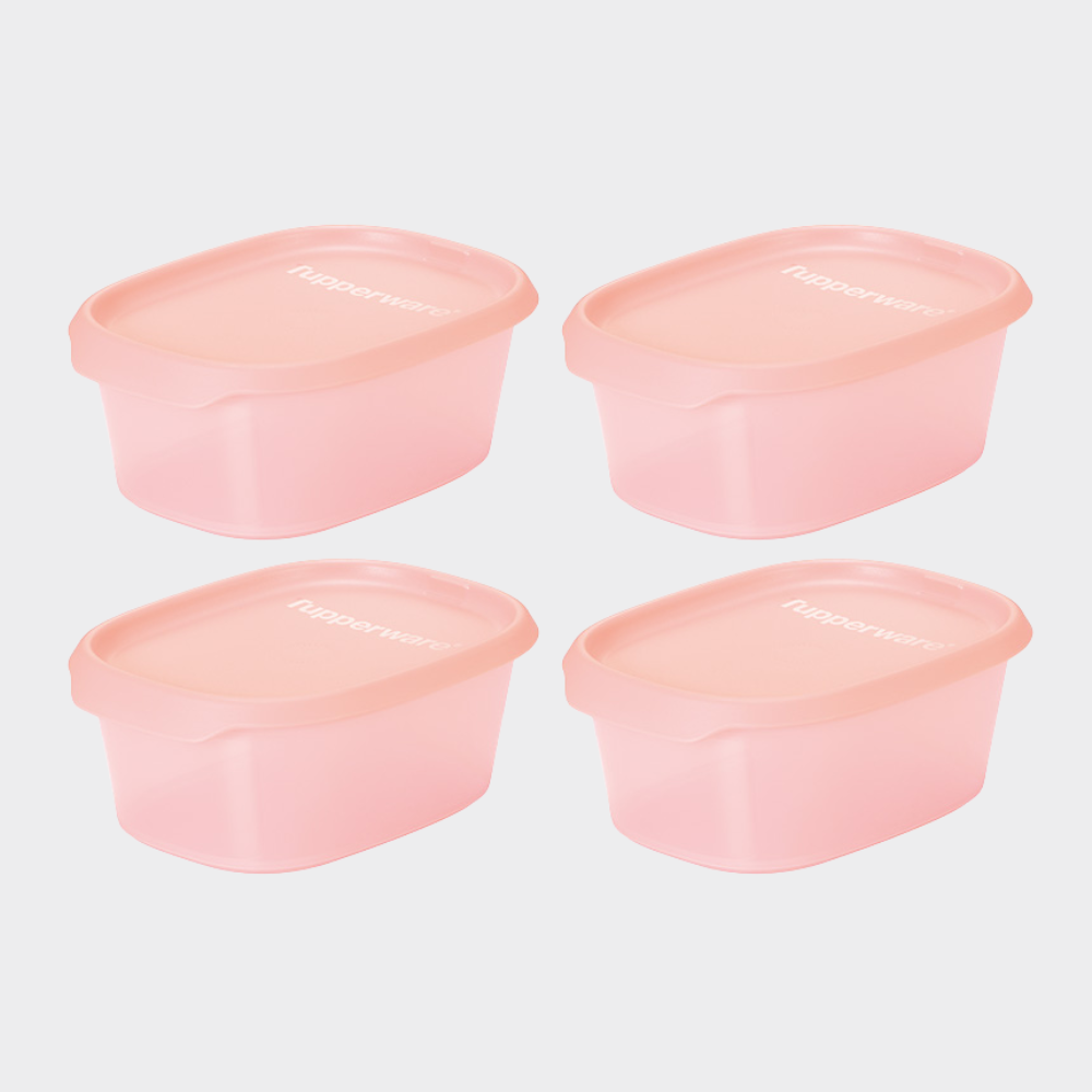 원터치 프레시 세트 살구 4P 540mL