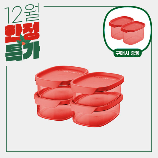 [1L 2개 증정] 울트라 클리어 500ml 4개 레드