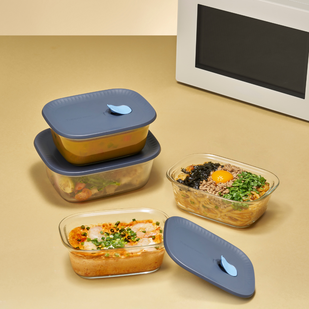 글래스 웨어 직사각형 1L (+1.5L & 실리콘 손잡이 증정)