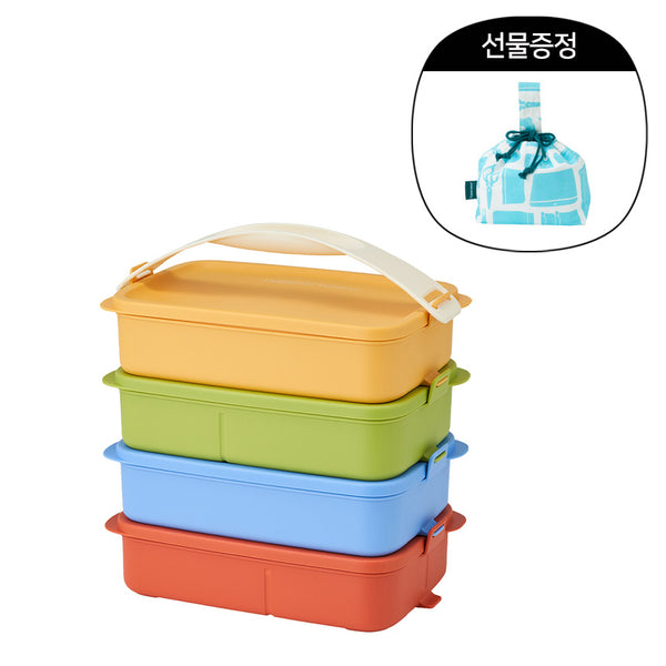 클릭 도시락 플러스 세트 (4개) (~5월 31일까지)(구매 시, 버킷 쿨러백 증정)