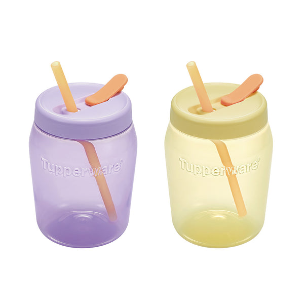 다담자 빨대커버 550ml 연보라 2개& 레몬 2개 (~5월 31일까지)(구매 시, 다담자 325ml (2개) 연주황 증정)