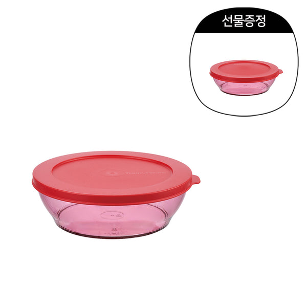 크리스탈 서빙보울 대형 레드 (~5월 31일까지)(구매 시, 크리스탈 서빙보울 중형 레드 증정)