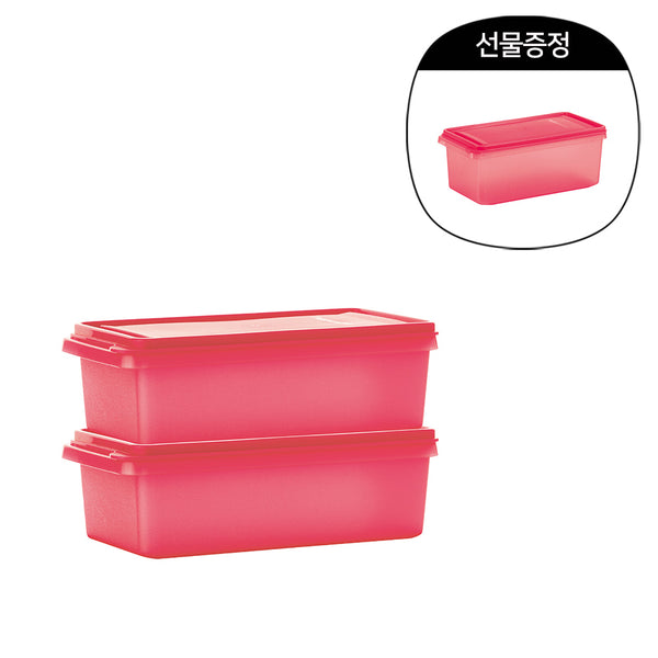 모듈러 냉장기 2.2L(2개) 다홍 (~5월 31일까지)(구매 시, 모듈러 냉장기 2.7L 다홍 (그리드) 증정)